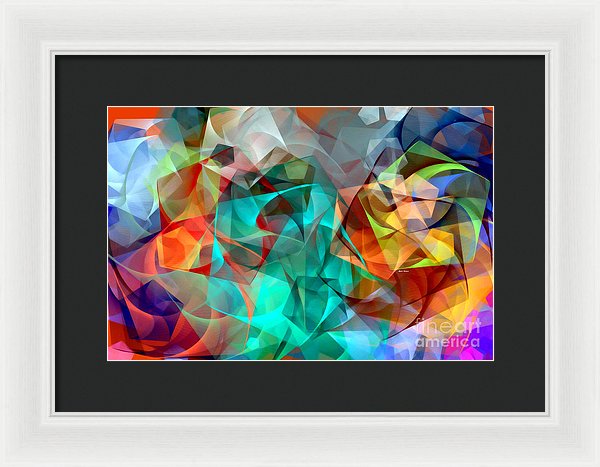 Abstract 3540 - Framed Print