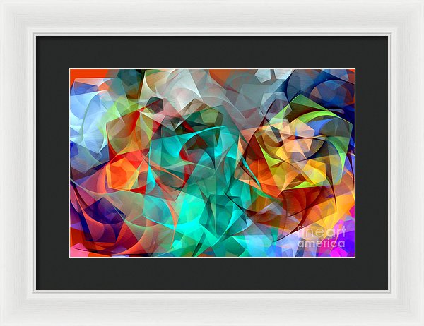 Abstract 3540 - Framed Print