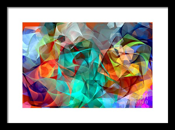 Abstract 3540 - Framed Print