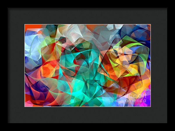 Abstract 3540 - Framed Print