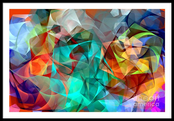 Abstract 3540 - Framed Print