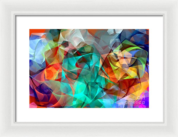 Abstract 3540 - Framed Print