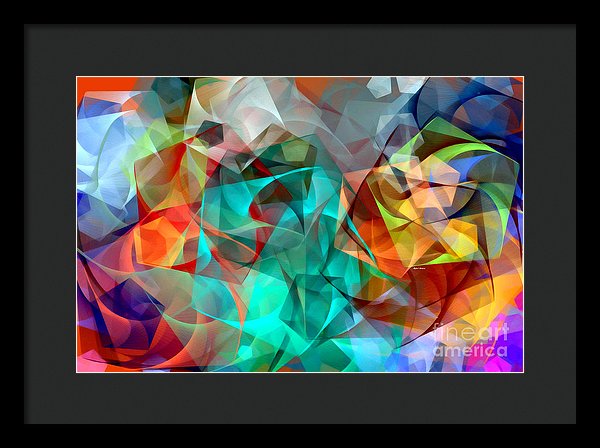 Abstract 3540 - Framed Print