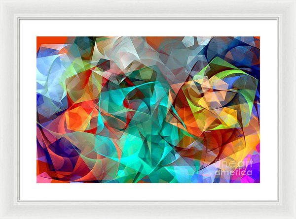 Abstract 3540 - Framed Print