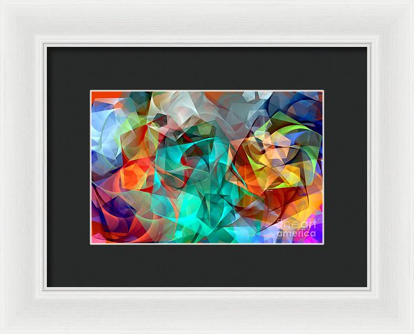 Abstract 3540 - Framed Print