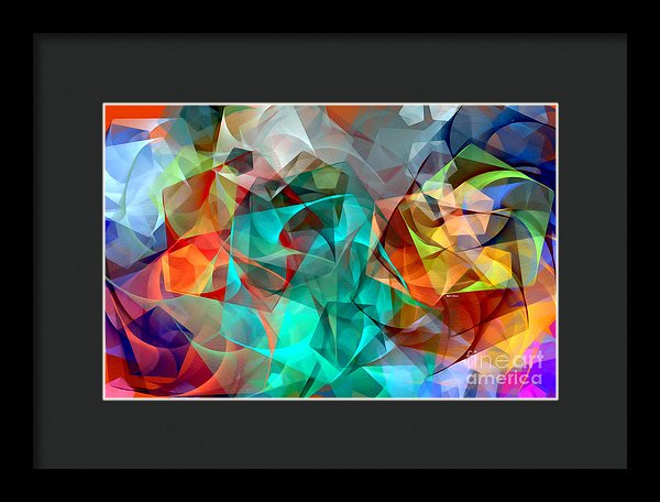 Abstract 3540 - Framed Print