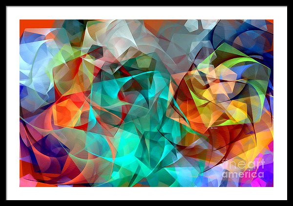 Abstract 3540 - Framed Print