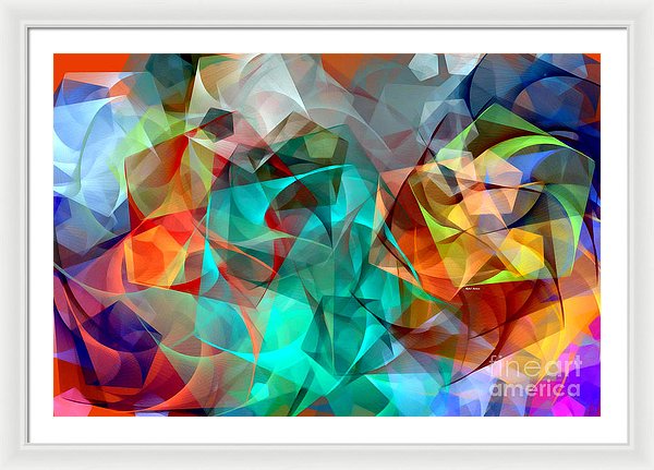 Abstract 3540 - Framed Print