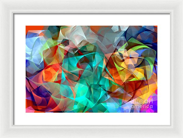 Abstract 3540 - Framed Print