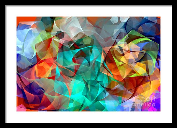 Abstract 3540 - Framed Print