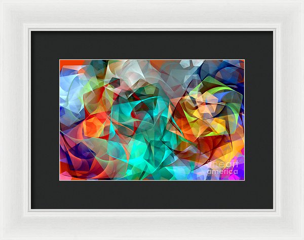 Abstract 3540 - Framed Print