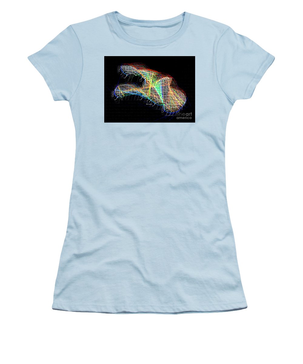 Résumé 3d 0790 - T-shirt pour femme (coupe athlétique)