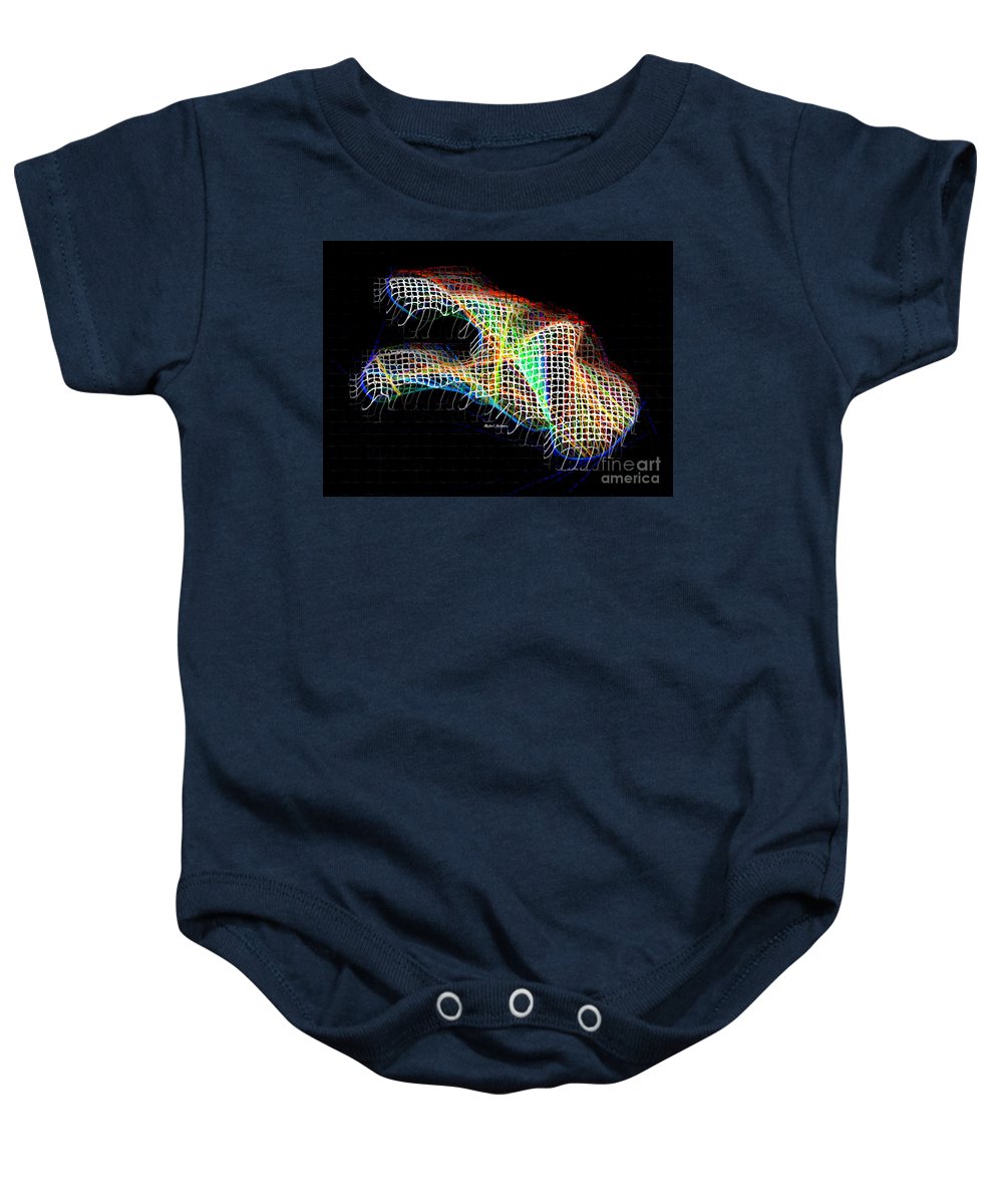 Abstract 3d 0790 - Baby Onesie