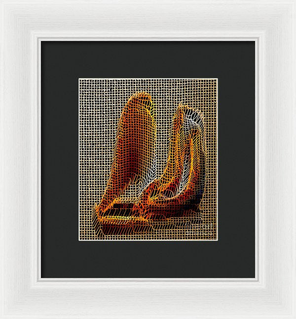 Framed Print - Abstract 3d Sculpture