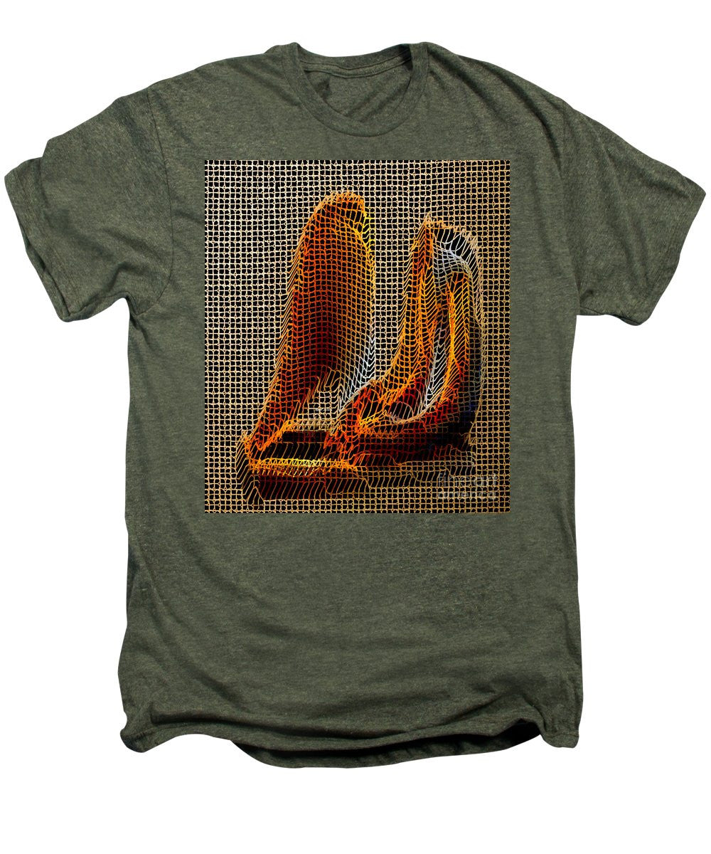 Men's Premium T-Shirt - Abstract 3d Sculpture