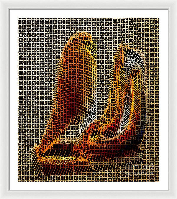 Framed Print - Abstract 3d Sculpture