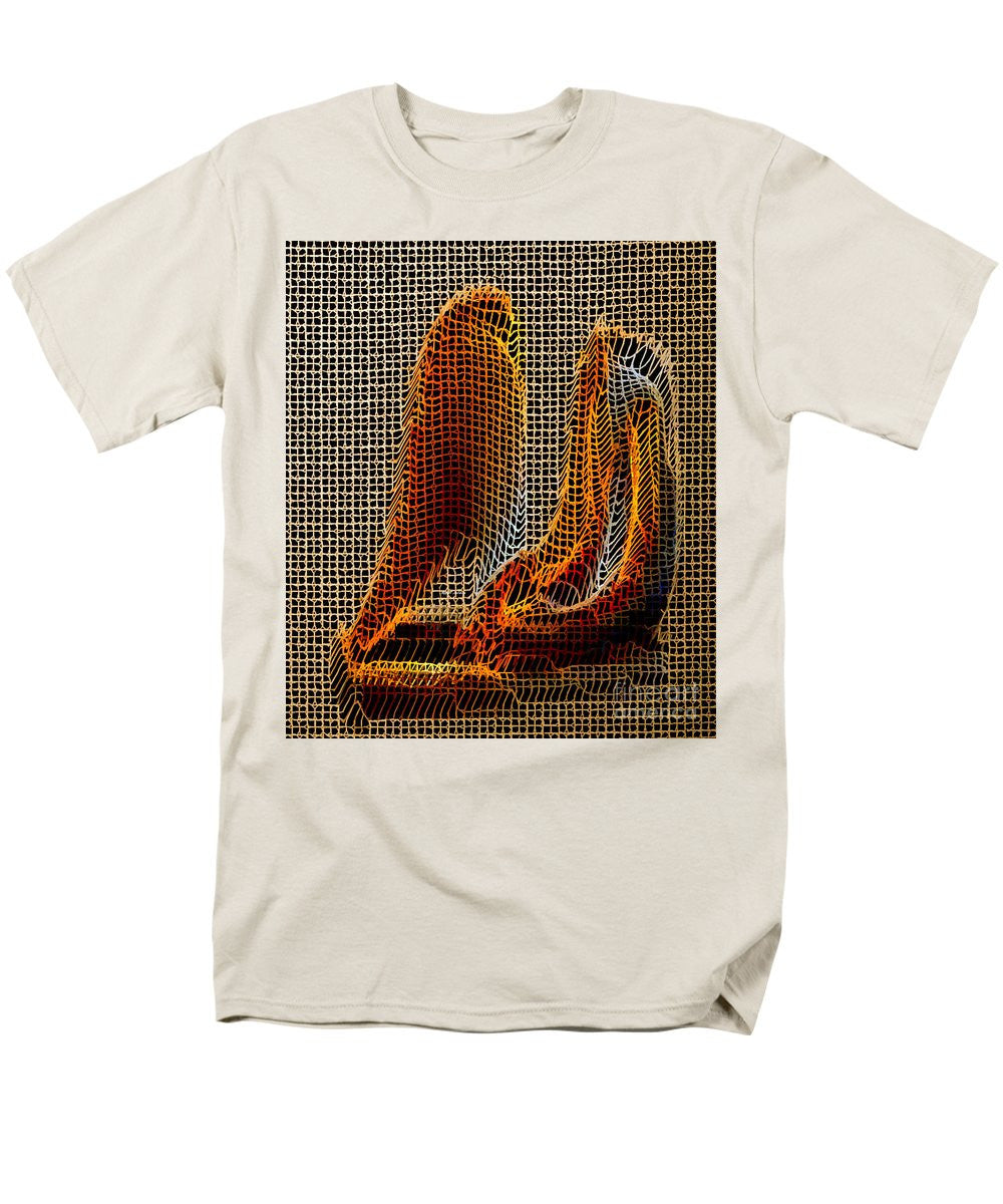 T-shirt pour homme (coupe standard) - Sculpture abstraite en 3D