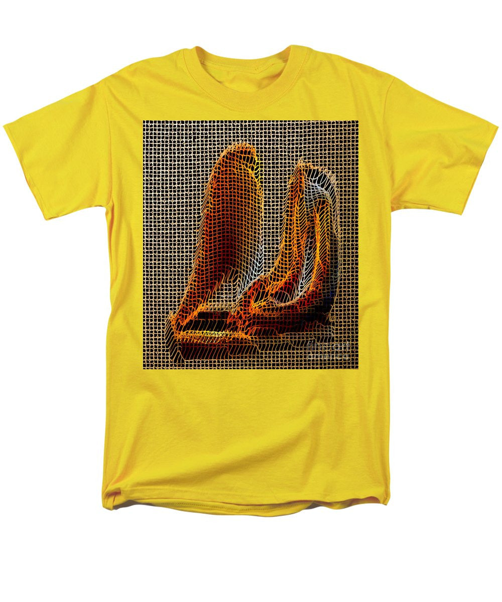 T-shirt pour homme (coupe standard) - Sculpture abstraite en 3D