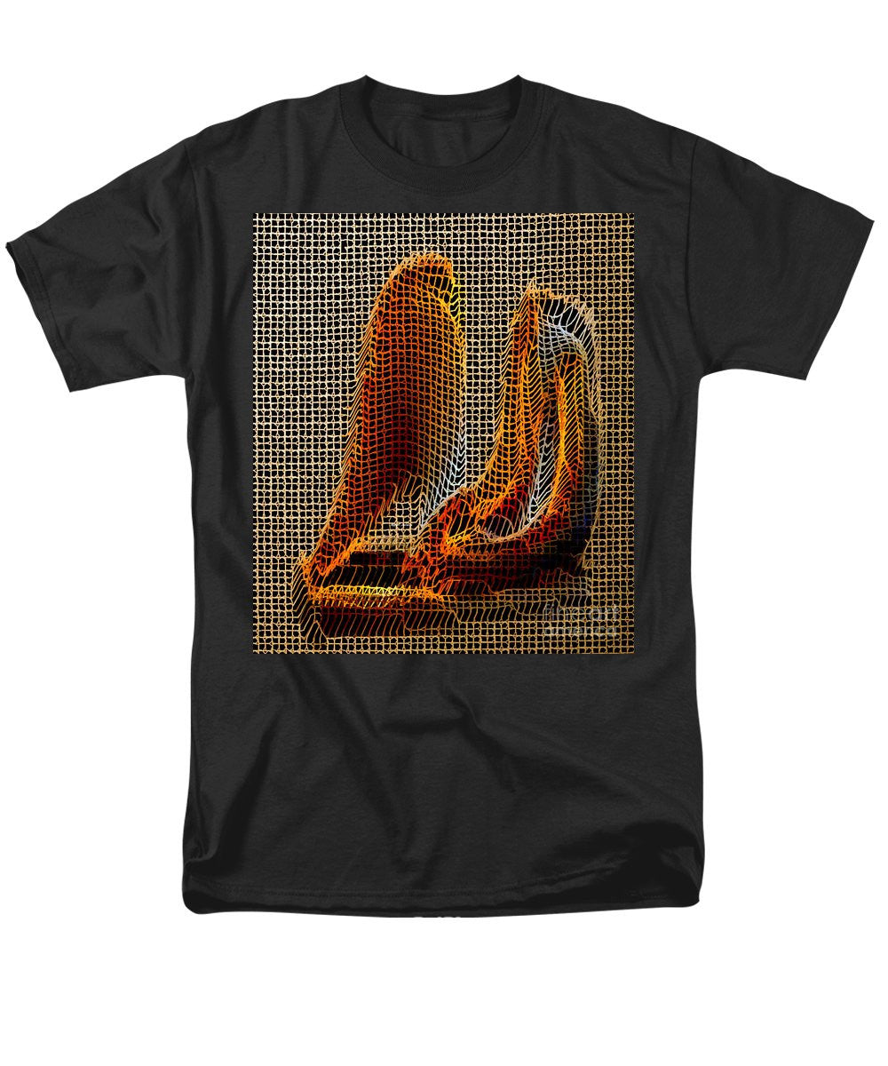 T-shirt pour homme (coupe standard) - Sculpture abstraite en 3D