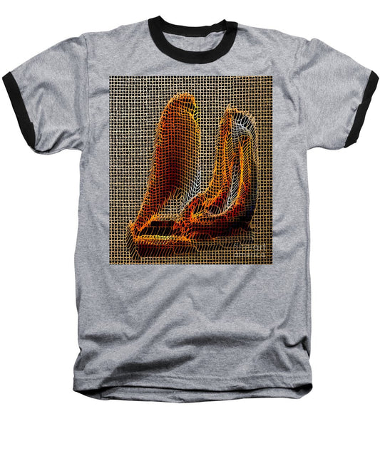 Baseball T-Shirt - Abstract 3d Sculpture