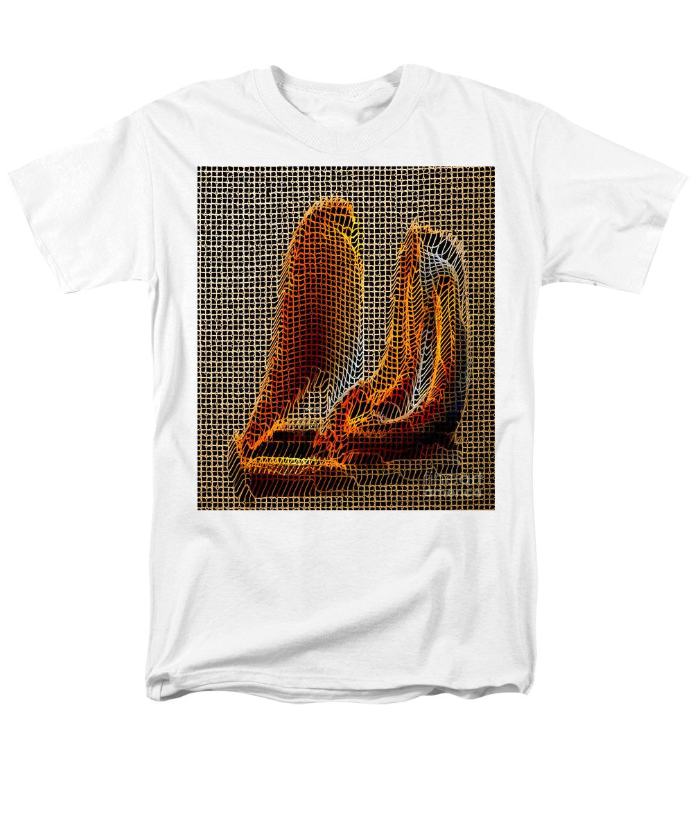 T-shirt pour homme (coupe standard) - Sculpture abstraite en 3D