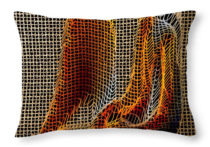 Coussin décoratif - Sculpture abstraite en 3D