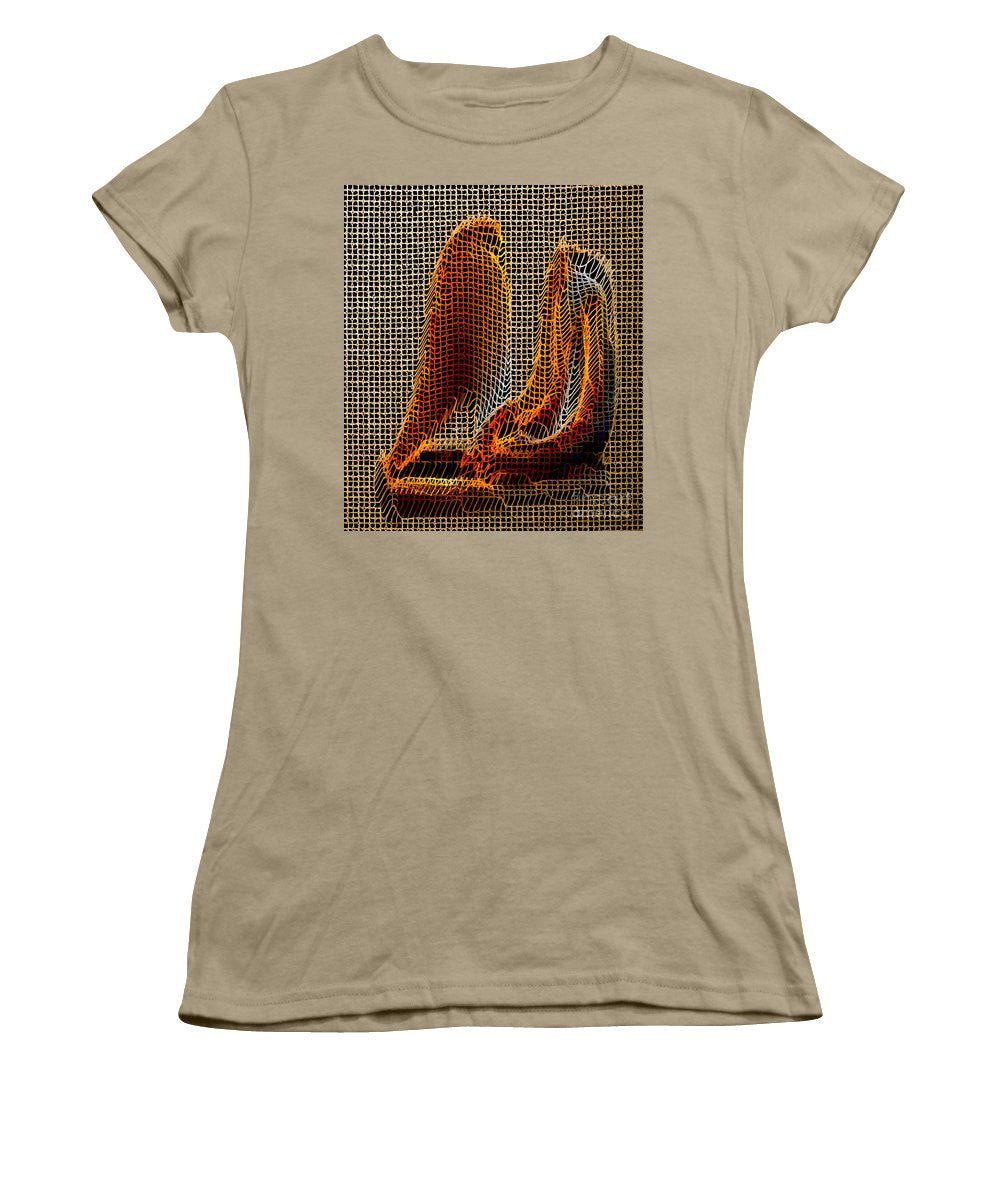 Women's T-Shirt (Junior Cut) - Abstract 3d Sculpture