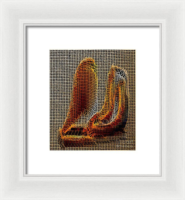 Framed Print - Abstract 3d Sculpture