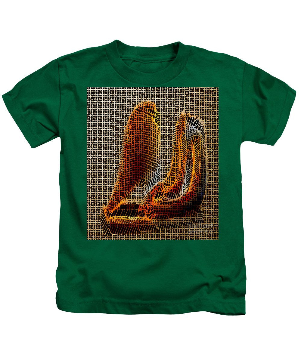 Kids T-Shirt - Abstract 3d Sculpture