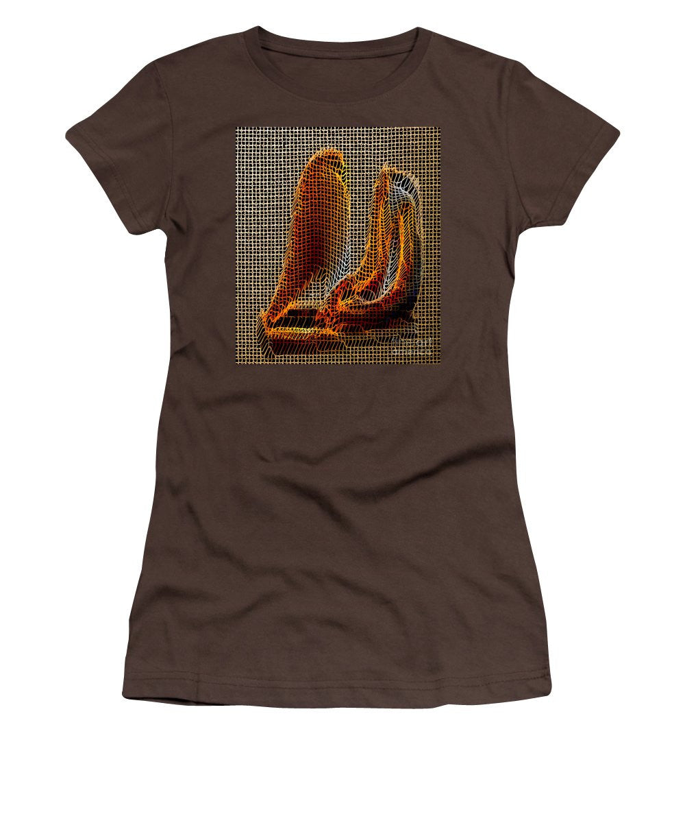 Women's T-Shirt (Junior Cut) - Abstract 3d Sculpture