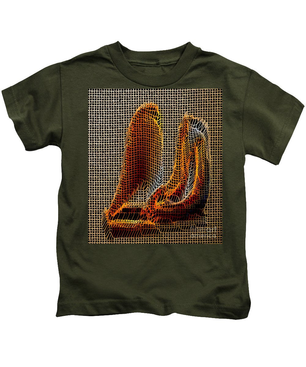 Kids T-Shirt - Abstract 3d Sculpture