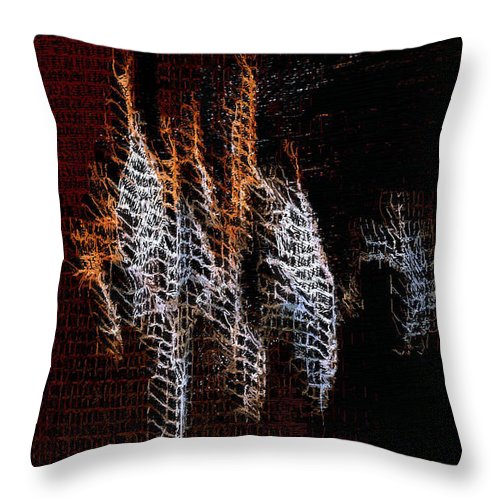 Abstract 401 - Throw Pillow