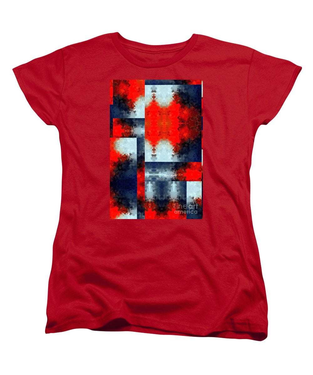 T-shirt femme (coupe standard) - Abstrait 473