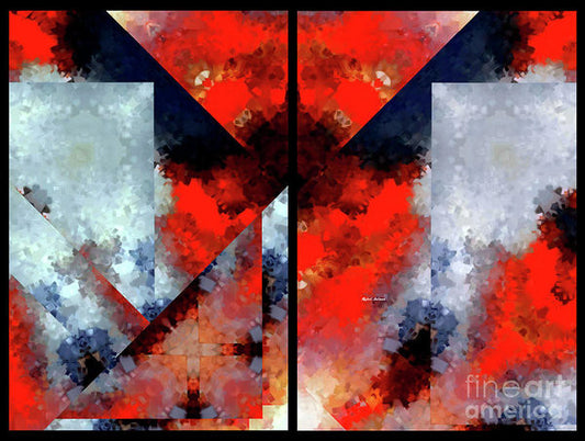 Art Print - Abstract 475 476 Diptych