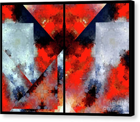 Canvas Print - Abstract 475 476 Diptych