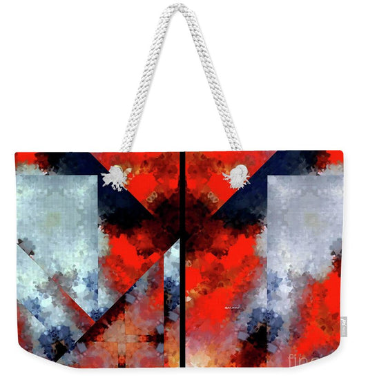 Weekender Tote Bag - Abstract 475 476 Diptych