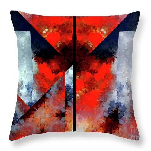 Throw Pillow - Abstract 475 476 Diptych