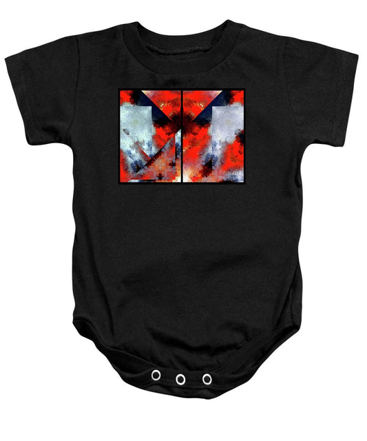 Baby Onesie - Abstract 475 476 Diptych