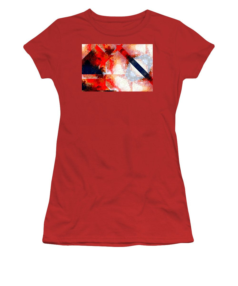 Women's T-Shirt (Junior Cut) - Abstract 566