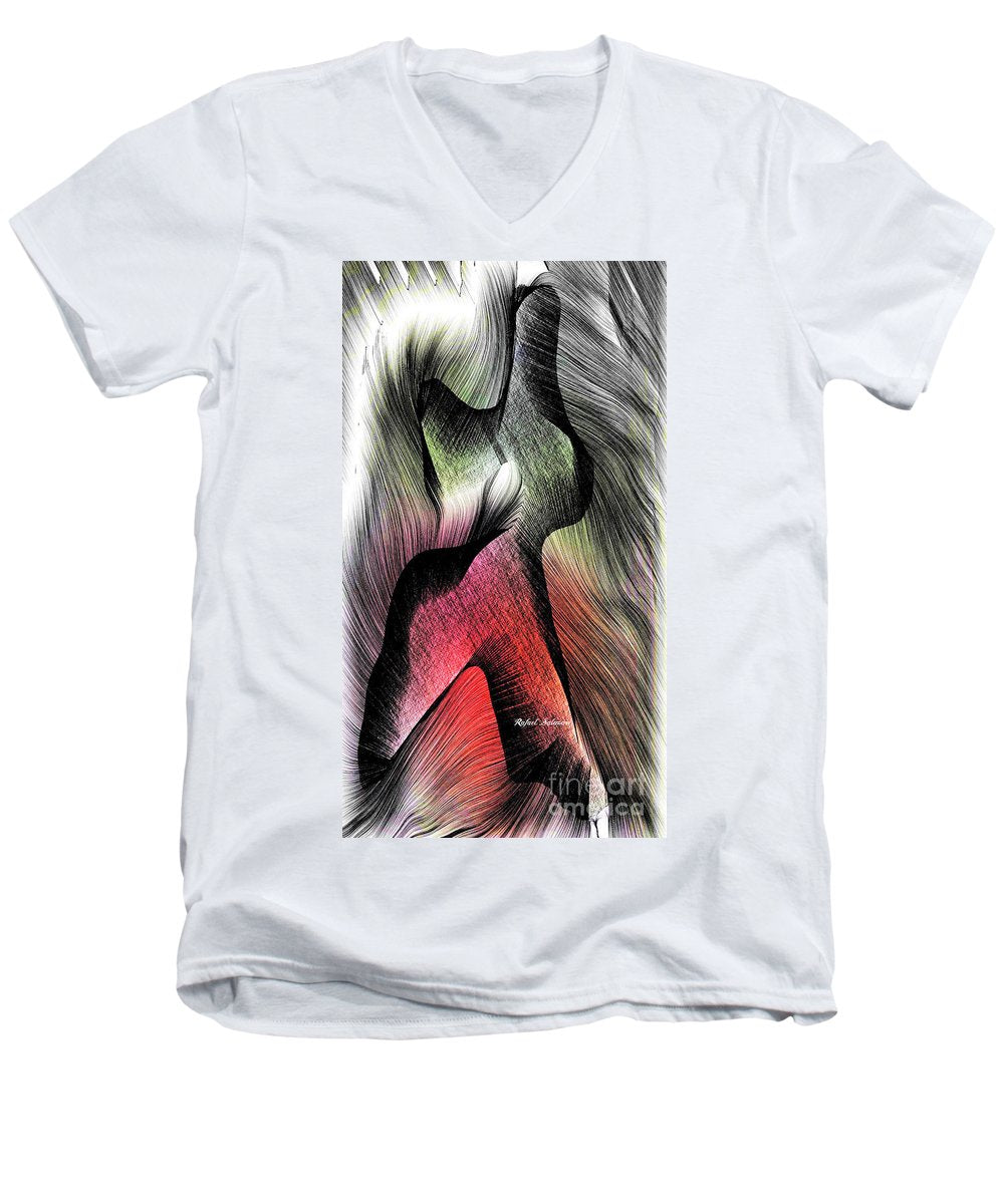 Abstract 785 - Men's V-Neck T-Shirt