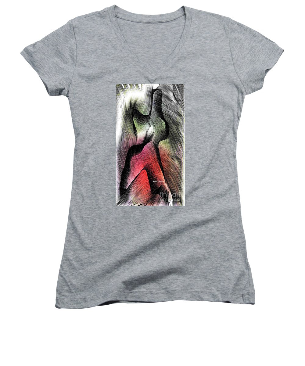 Abstract 785 - Women's V-Neck (Athletic Fit)