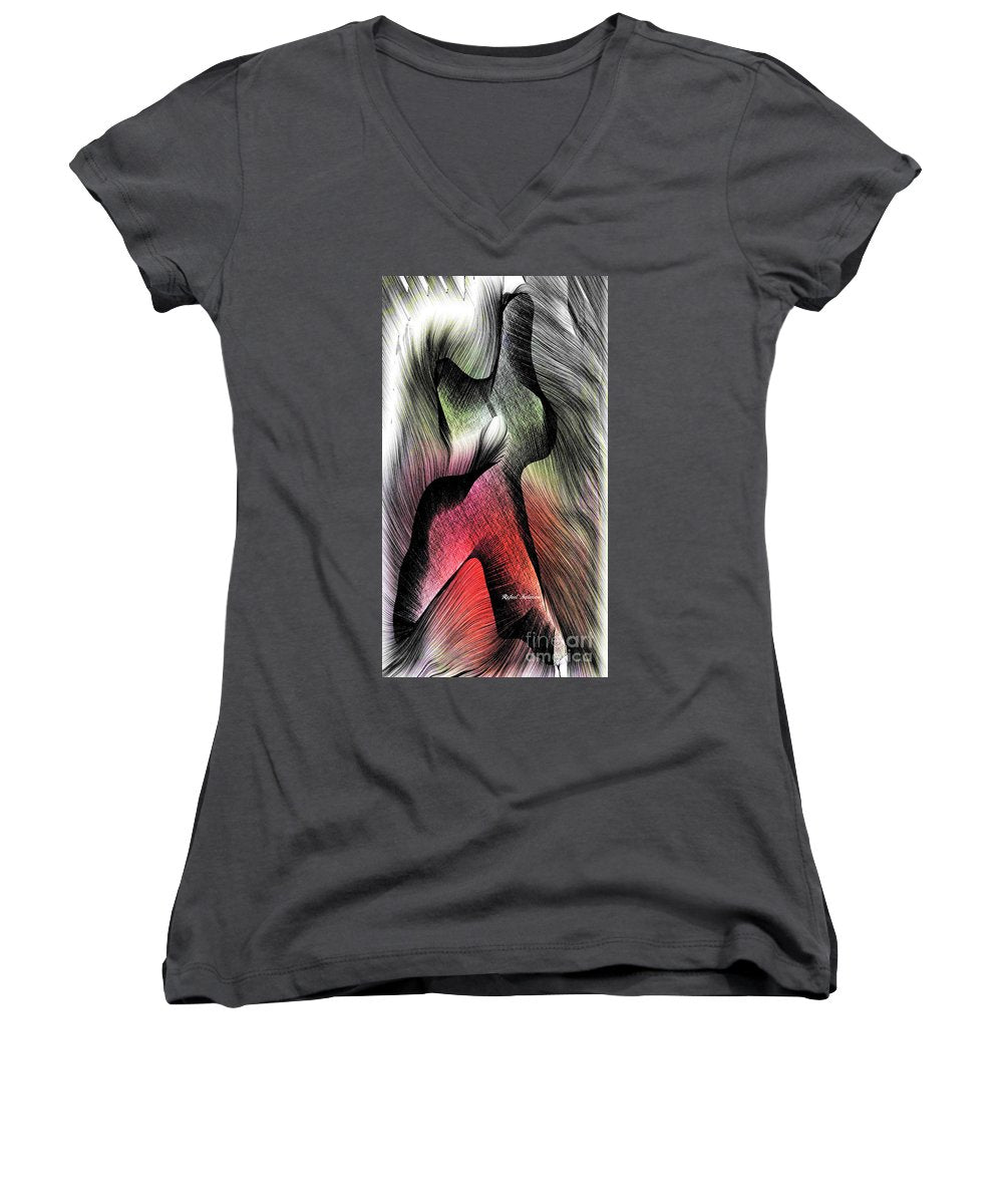 Abstract 785 - Women's V-Neck (Athletic Fit)