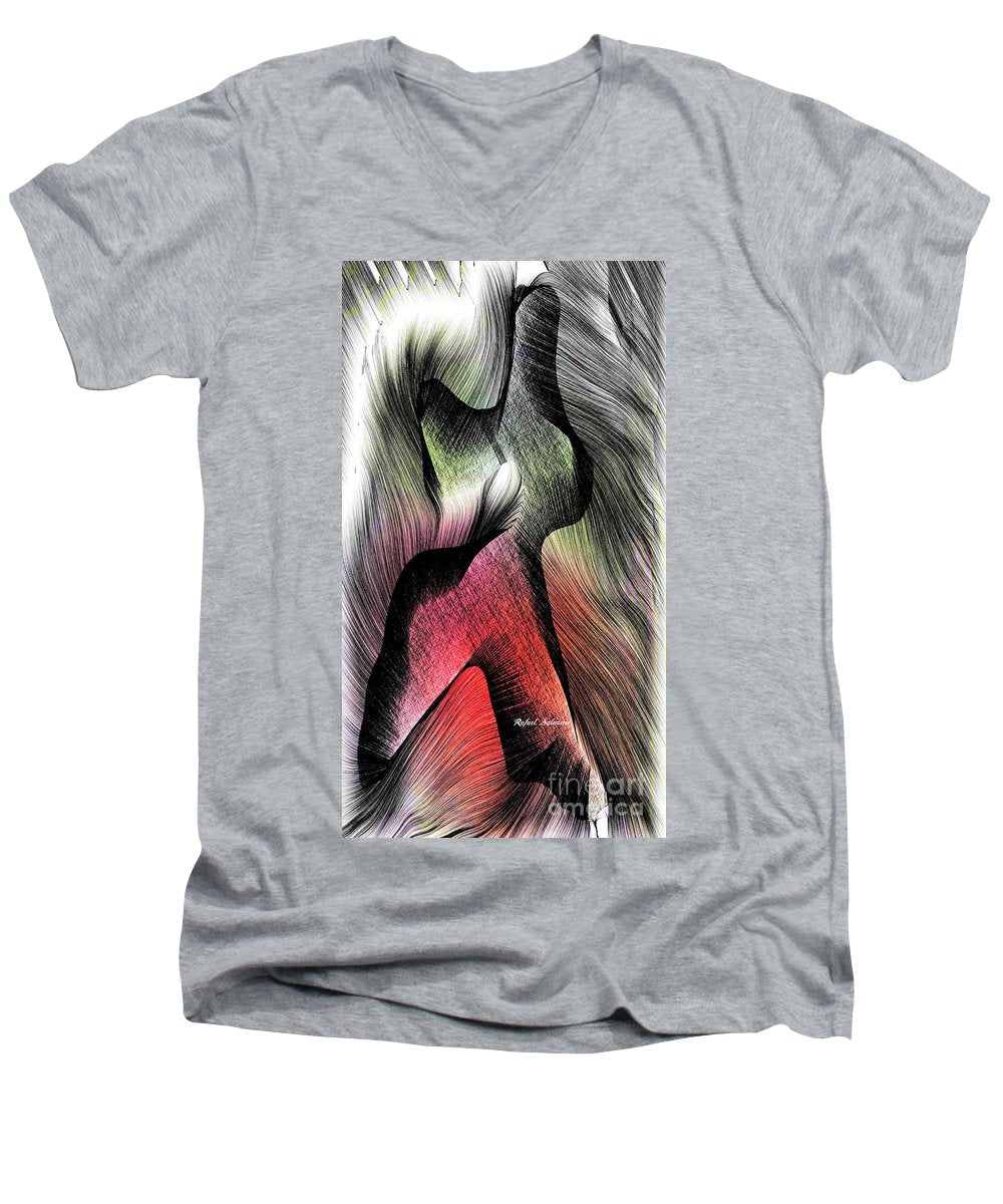 Abstract 785 - Men's V-Neck T-Shirt