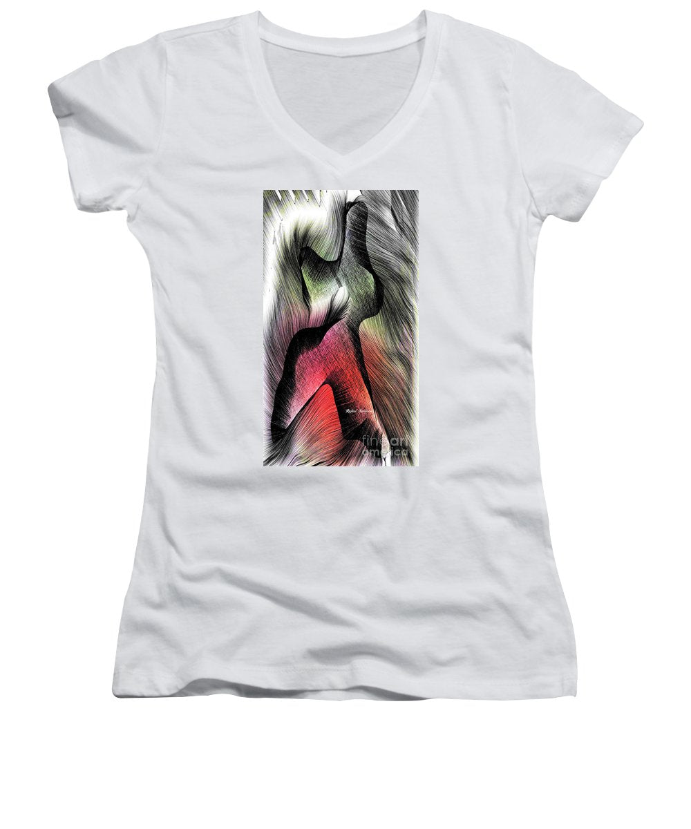 Abstract 785 - Women's V-Neck (Athletic Fit)