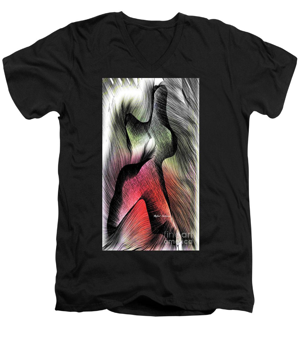 Abstract 785 - Men's V-Neck T-Shirt