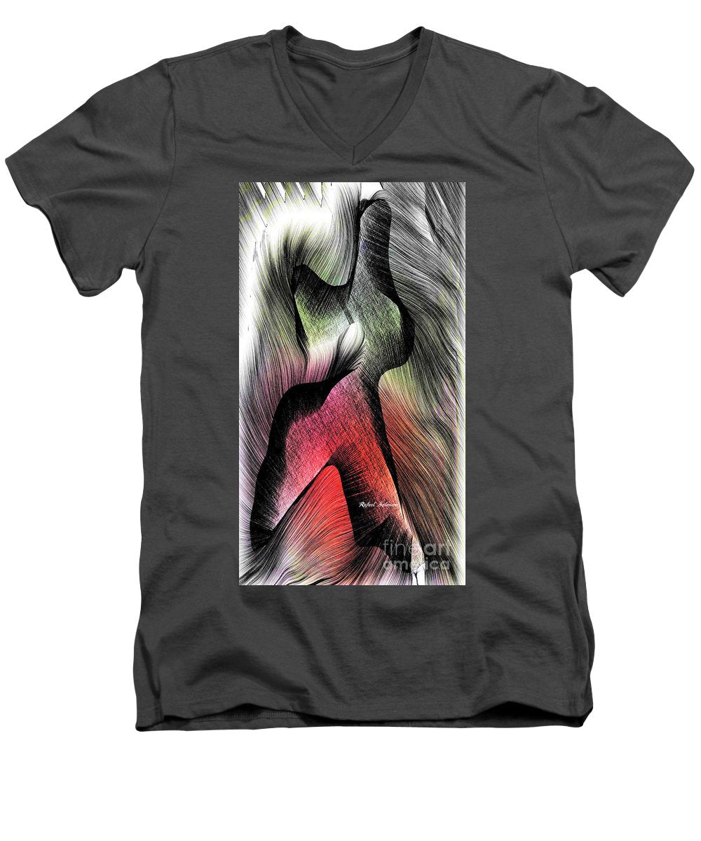 Abstract 785 - Men's V-Neck T-Shirt