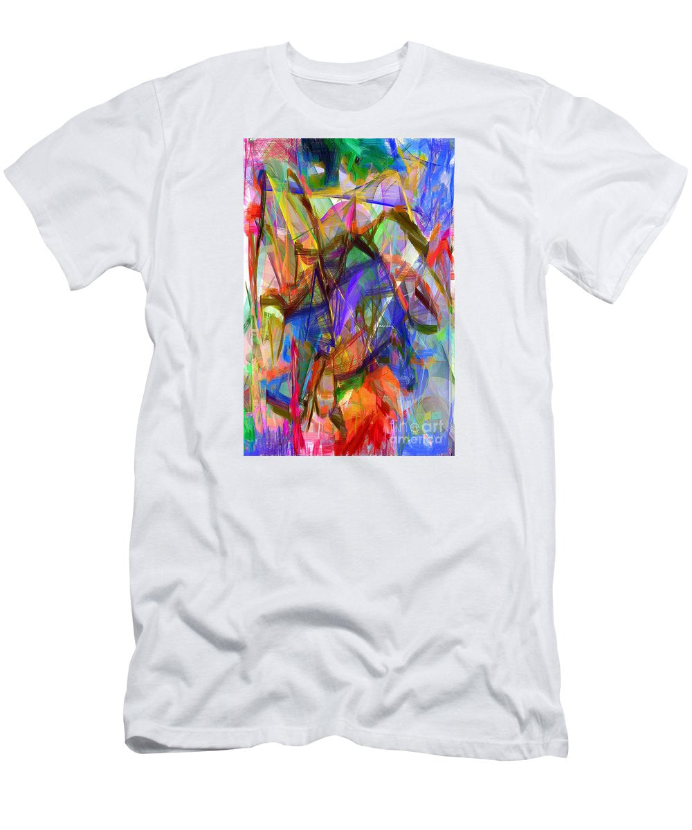 T-shirt pour homme (coupe ajustée) - Abstrait 9206