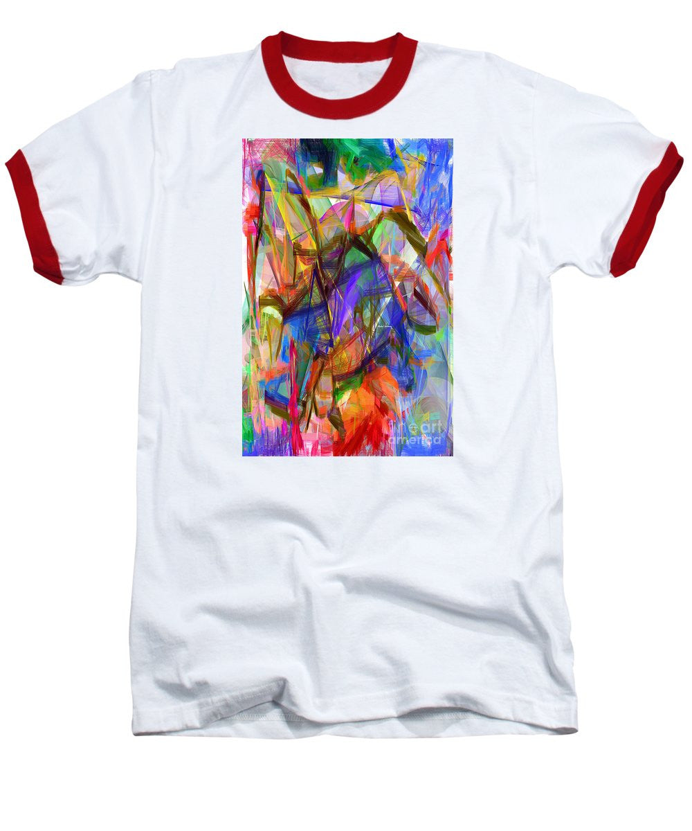 T-shirt de baseball - Abstrait 9206