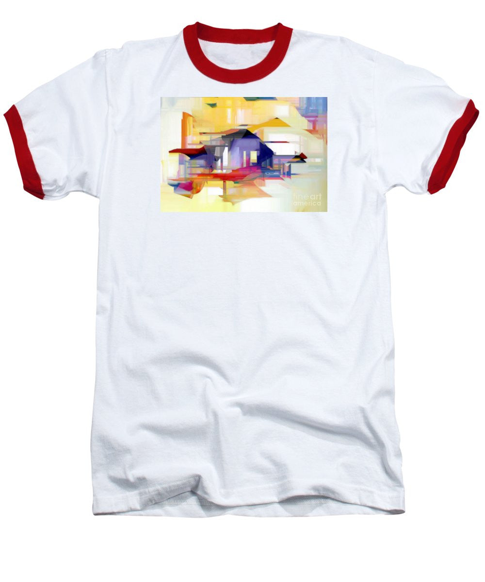 T-shirt de baseball - Abstrait 9207