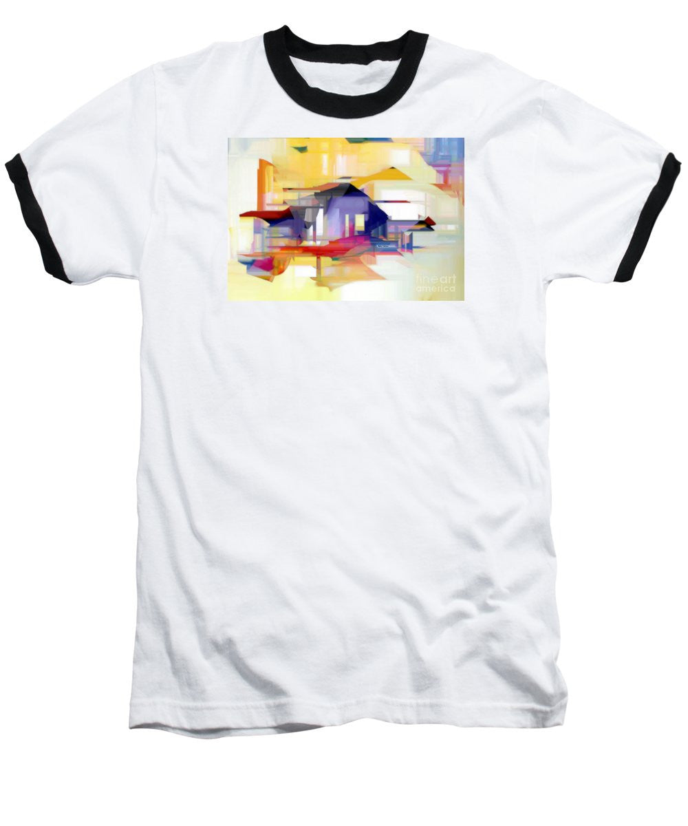 T-shirt de baseball - Abstrait 9207